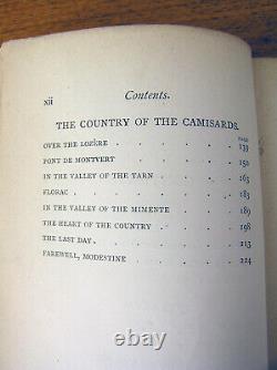 Very Rare. Robert Louis Stevenson. Travels With A Donkey. 1879. 2nd Edition