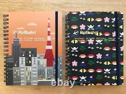 Very Rare? SET? TOKYO SUSHI Limited edition Rollbahn Ring Notebook L Size Japan