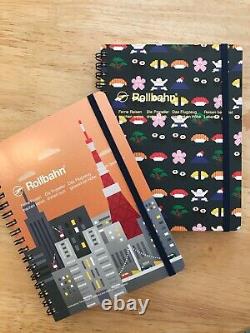 Very Rare? SET? TOKYO SUSHI Limited edition Rollbahn Ring Notebook L Size Japan