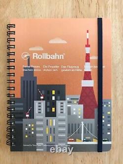 Very Rare? SET? TOKYO SUSHI Limited edition Rollbahn Ring Notebook L Size Japan