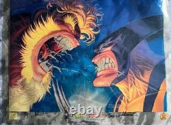 Very Rare Signed Sabre Tooth V Wolverine Limited Edition Print