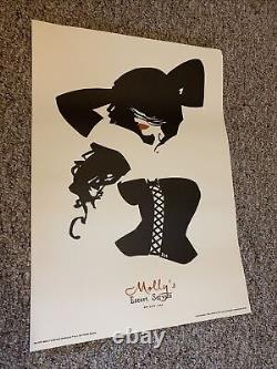 Very Rare Sin City Molly's Escort Service Poster 1997 Frank Miller 1000 Editions