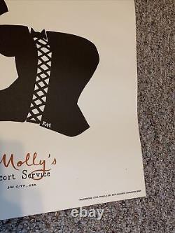 Very Rare Sin City Molly's Escort Service Poster 1997 Frank Miller 1000 Editions