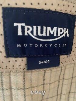 Very Rare Triumph Legends James Dean Special Edition leather motorcycle jacket