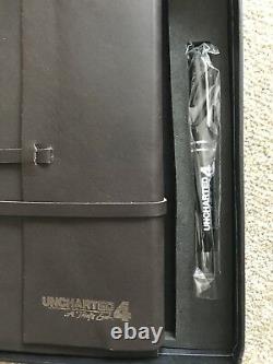 Very Rare Uncharted 4 Journal And Pen Set Promo Limited Edition