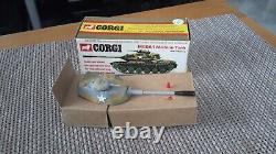 Very Rare Version Corgi #902 M60A1 Medium Tank Original Box and plastic shells