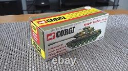 Very Rare Version Corgi #902 M60A1 Medium Tank Original Box and plastic shells