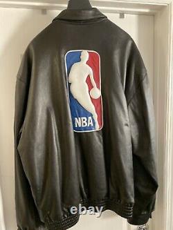 Very Rare Vintage Jeff Hamilton NBA Finals Leather Jacket Limited Edition