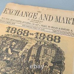 Very rare 1968 EXCHANGE & MART Magazine 100th Birthday Ed. With1st Edition Pullout