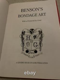 Very rare 1st edition Benson, s Bondage Art Hardcover offers invited