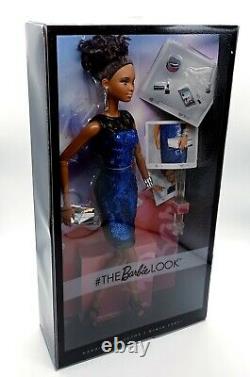 Very rare Barbie The Look navy sequin dress collector edition New