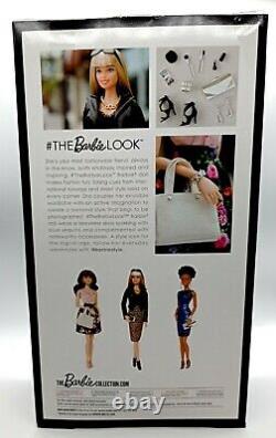 Very rare Barbie The Look navy sequin dress collector edition New
