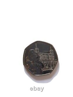 Very rare Paddington at the Tower of London 50p coin. Limited edition