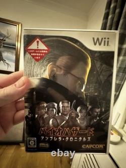 Very rare Resident Evil Umbrella Chronicles collectors edition zapper gun & game