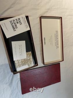 Very rare Scrabble Collectors Spear's Centenary 1878-1978 Presentation Edition