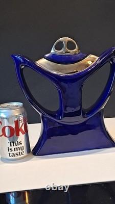 Very rare Teapot By Gary Seymour, 6/ 10Ltd edition. 2 spouts. Alien. Blue Tone