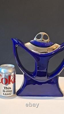 Very rare Teapot By Gary Seymour, 6/ 10Ltd edition. 2 spouts. Alien. Blue Tone