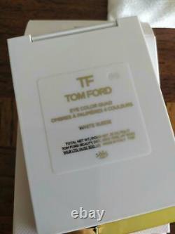 Very rare Tom Ford Whie Suede eye color quad 4 colours elegant Limited edition