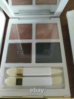 Very rare Tom Ford Whie Suede eye color quad 4 colours elegant Limited edition