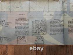 Very rare U. S. A. F Iraq / Syria Indestructible Evasion Chart 1st Edition 1990