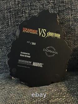 Very rare X-Men Diorama, Wolverine vs Sabretooth exclusive version by Sideshow