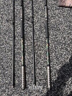 Very rare limited edition Shimano tribal xtr-a carp rods x2 with original bags