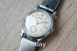 Very rare vintage mechanical watch PBEDA ZIM early edition serviced, USSR 1950s