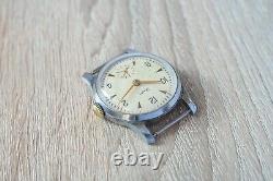 Very rare vintage mechanical watch PBEDA ZIM early edition serviced, USSR 1950s