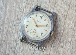 Very rare vintage mechanical watch PBEDA ZIM early edition serviced, USSR 1950s