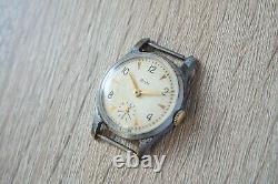 Very rare vintage mechanical watch PBEDA ZIM early edition serviced, USSR 1950s