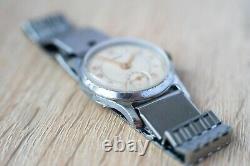 Very rare vintage mechanical watch PBEDA ZIM early edition serviced, USSR 1950s