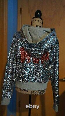 Victoria Secret Sequin Jacket Limited Edition Size Large! Very Rare