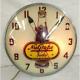 Vintage 1950s Swihart / Pam Very Rare 1st Version Nu Grape Lighted Bubble Clock