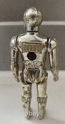 Vintage Starwars Death Star Droid Gold Variant Factory Error Very Rare Figure