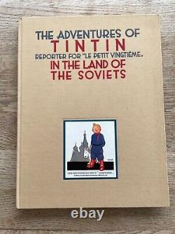 Vintage Tintin Land of the Soviets 1989 numbered edition 250 very rare