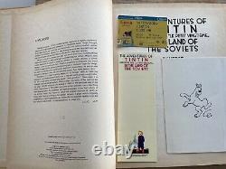 Vintage Tintin Land of the Soviets 1989 numbered edition 250 very rare