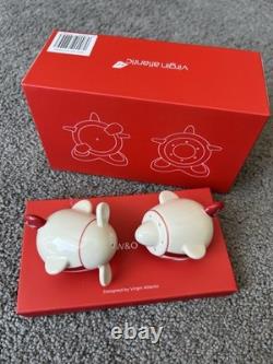Virgin Atlantic Limited Edition Salt and Pepper Shaker Set Very Rare