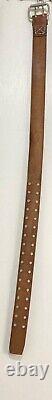 Vivienne Westwood Tan Upcycled Army Style Alex belt- Original Version. Very rare