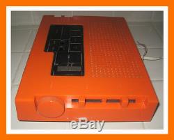 WELTRON COMPUTER CLOCK RADIO Vintage 1960/1970s ORANGE COLOR VERSION VERY RARE