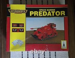 Warhammer 40k chaos Space Marine Predator Edition 2 1994 Sealed Very Rare