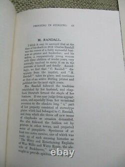 William Harvey PRINTING IN STIRLING (1923) signed limited edition VERY RARE