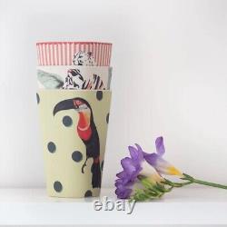 Yvonne Ellen Set of 4 Melamine Tumblers Limited Edition 400ml Very Rare