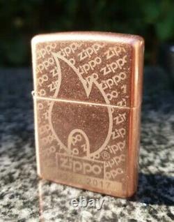 Zippo, Facebook Exclusive, Ltd Edition 94 Of 400, Antique Copper, (very Rare)