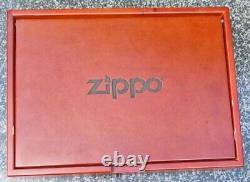 Zippo, Seven Wonders Set, 8 Lighters In Wooden Display, Ltd Edition (very Rare)