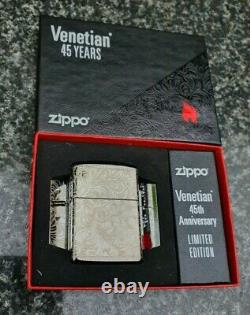 Zippo, Venetian, 45th Anniversary, Limited Edition, (very Rare)