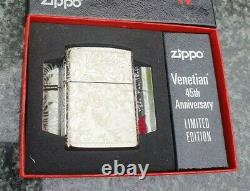 Zippo, Venetian, 45th Anniversary, Limited Edition, (very Rare)