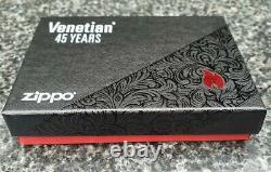 Zippo, Venetian, 45th Anniversary, Limited Edition, (very Rare)
