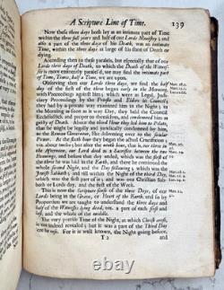 1684 Une Ligne de Temps Scripturaire Thomas Beverley Puritain Première Édition - Très Rare
