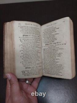 1794- Psaumes et Hymnes édition de poche de la Bible par Isaac Watts TRÈS RARE