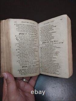 1794- Psaumes et Hymnes édition de poche de la Bible par Isaac Watts TRÈS RARE